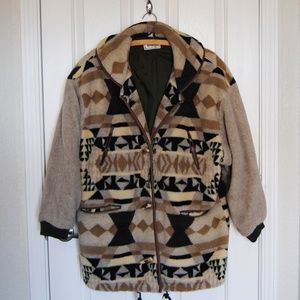 Vintage Clipper Bay Jacket "Navajo" Pattern size M